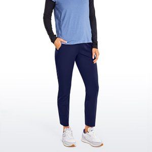 Stretch Drawstring 7/8 Pants with Pockets -27.5"